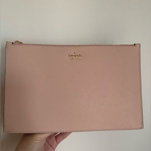 Kate Spade Warm Vellum Cameron Street Lilia Leather Clutch